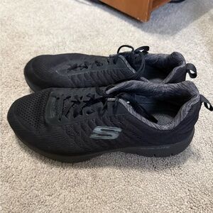 Skechers Lite Weight Black Sneakers Men’s 13